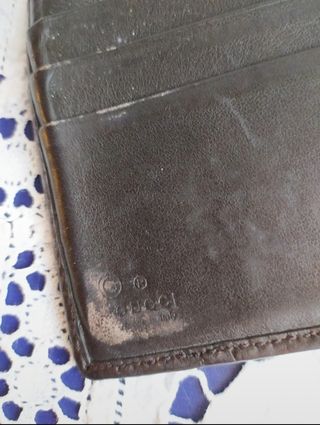 Portafoglio Gucci Uomo Pelle Marrone Vintage