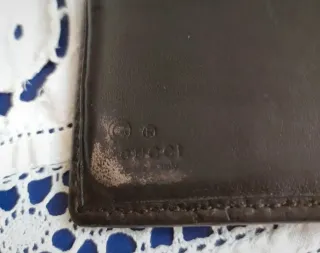 Portafoglio Gucci Uomo Pelle Marrone Vintage