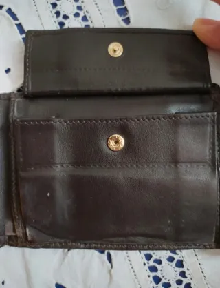 Portafoglio Gucci Uomo Pelle Marrone Vintage