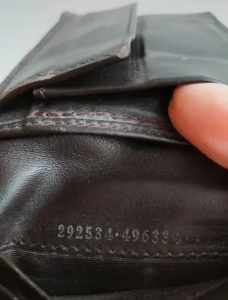 Portafoglio Gucci Uomo Pelle Marrone Vintage