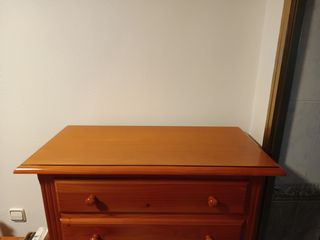 Cómoda de madera 7 cajones