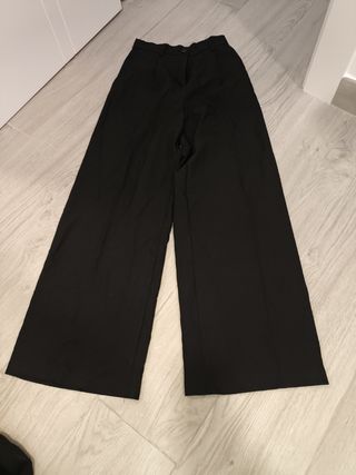 Pantalón de traje negro mujer