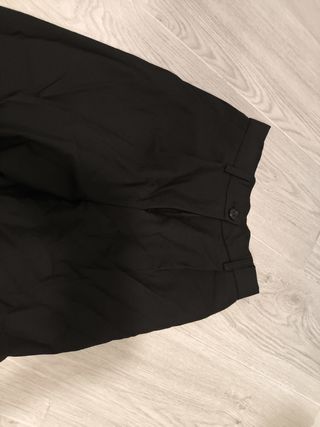 Pantalón de traje negro mujer