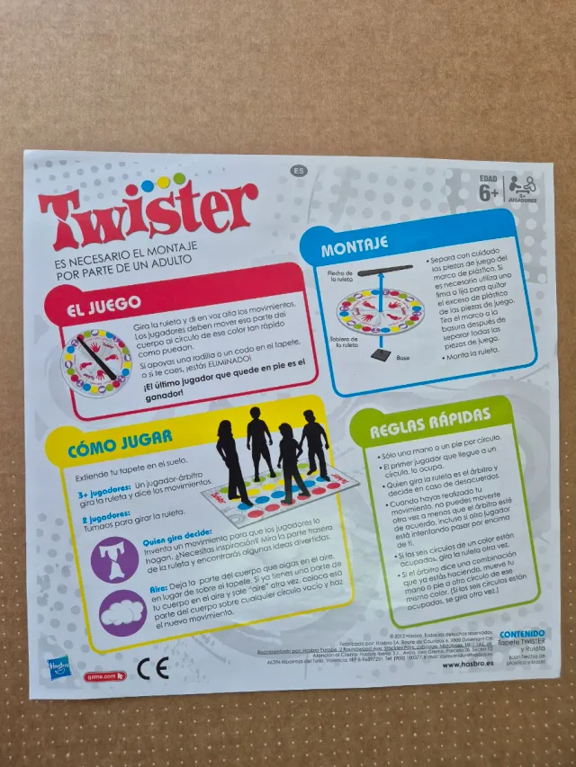 Twister juego clásico