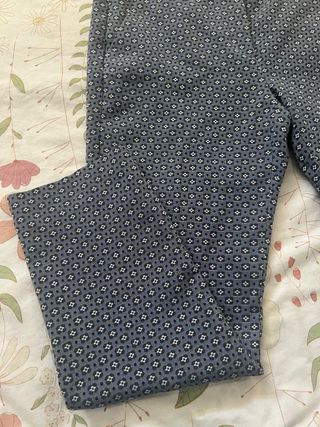 Pantalones estampados azul Max Mara