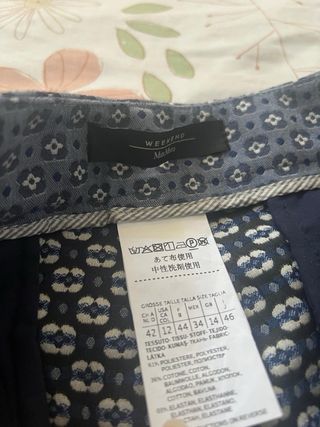 Pantalones estampados azul Max Mara