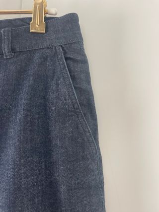 Pantalón ancho Zara azul
