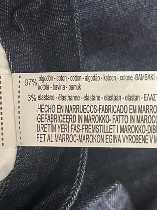 Pantalón ancho Zara azul