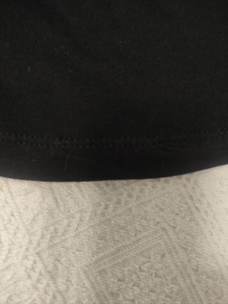 Camiseta Bershka Negra Manga Larga