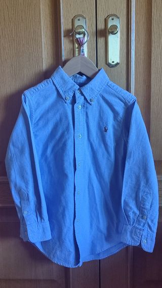 Camisa Ralph Lauren niño azul