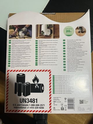 Black+Decker Reviva Caladora Inalámbrica 12V
