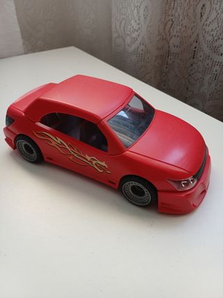 Coche Playmobil Rojo con Llama