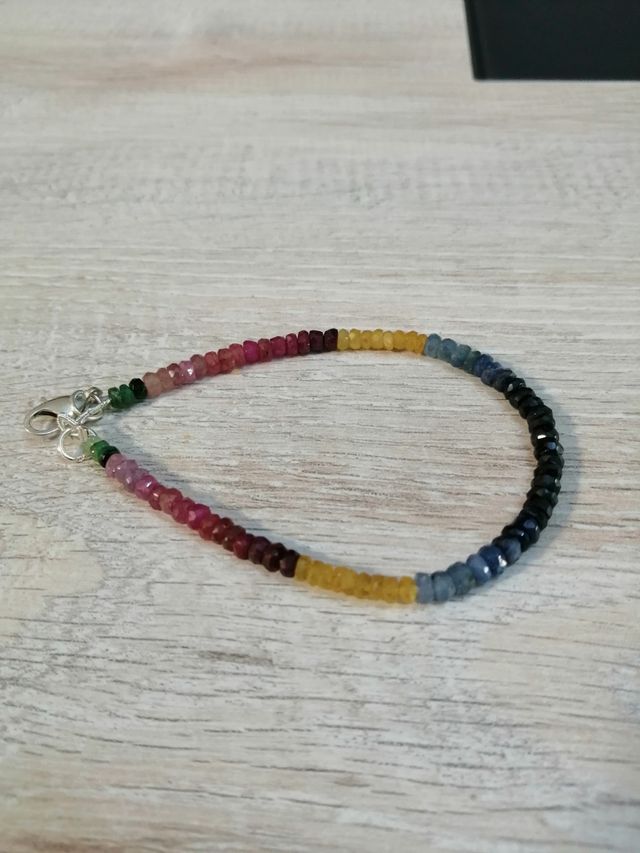 Pulsera Multicolor Piedras Semipreciosas