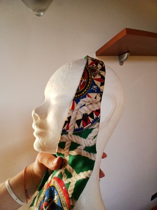 Cravatta seta Gibraltar ancora nautica