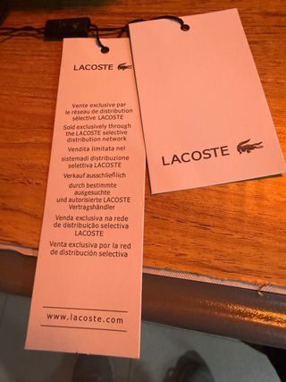 Mochila Lacoste Negra Nueva