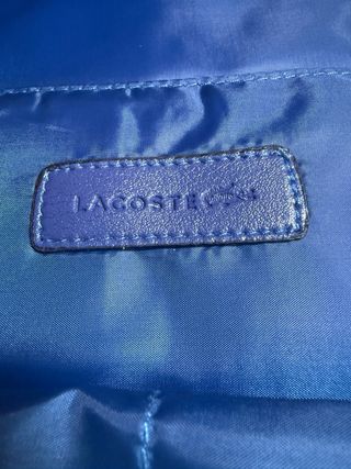 Mochila Lacoste Negra Nueva