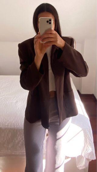 Chaqueta Michele Marrón Mujer