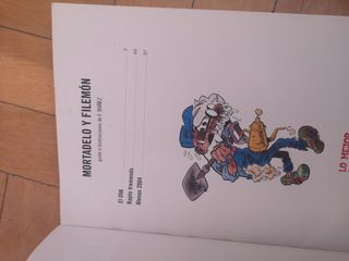 2 libros Mortadelo y Filemón