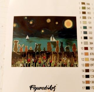 2 Kits Pintura por Números Figured Art