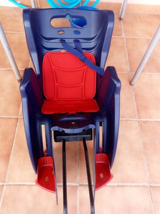 Sillón Portabebés Bicicleta Azul y Rojo