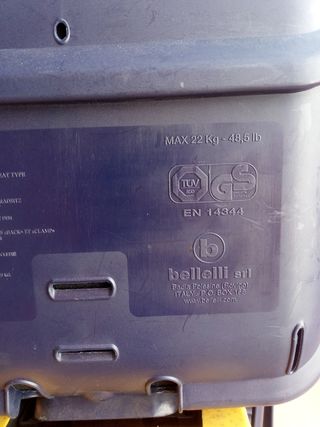 Sillón Portabebés Bicicleta Azul y Rojo