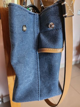 Bolso Parfois mano y bandolera azul nuevo