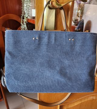 Bolso Parfois mano y bandolera azul nuevo