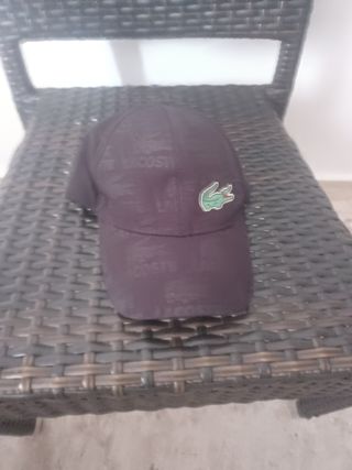 Gorra Lacoste negra 