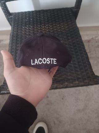 Gorra Lacoste negra 