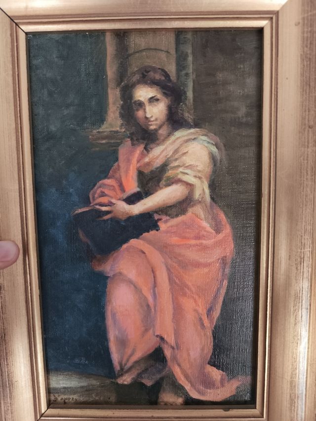 Antiguo cuadro religioso