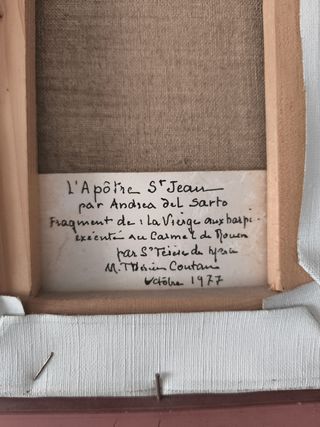 Antiguo cuadro religioso
