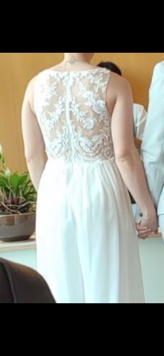 Mono Vestido de Novia Blanco