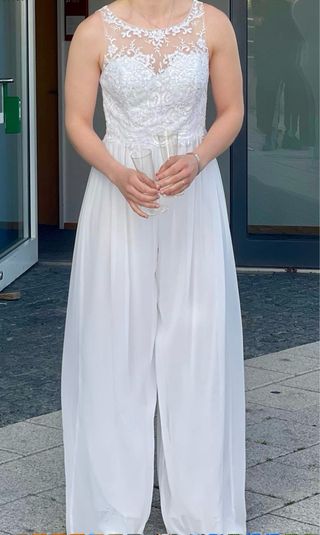 Mono Vestido de Novia Blanco