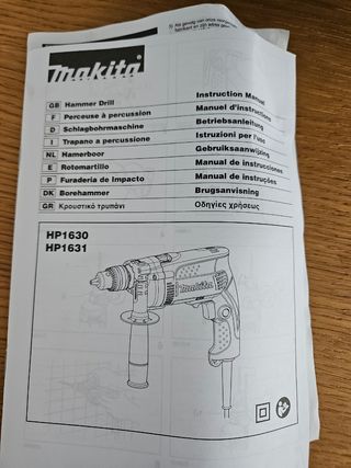 Taladro Percutor Makita HP1630/HP1631