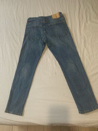 Jeans Bershka Skinny Blu Denim