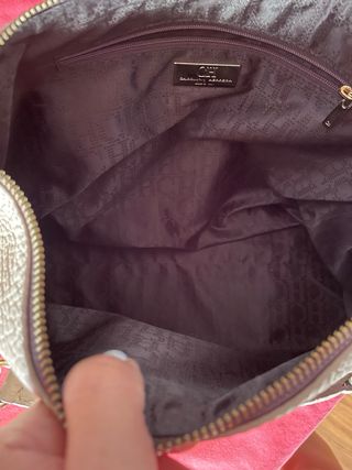 Bolso Carolina Herrera Beige Cadena y Borla