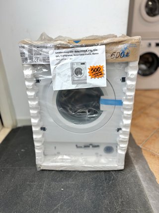 LAVADORA INTEGRABLE BALAY 8KG 1200RPM A+++ (NUEVA)
