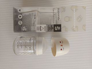 Biberón Suavinex Vidrio 120ml S +0m