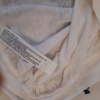 Top Massimo Dutti encaje crema