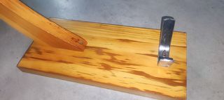Soporte Jamonero Madera y Metal