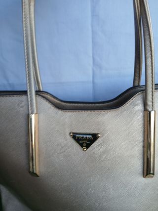 Bolso Prada Dorado Mujer