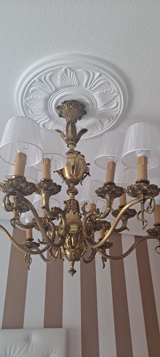 Lámpara bronce