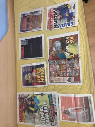 Periódicos Rafael Nadal