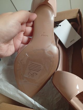 Sandalias Mango Rosa empolvado