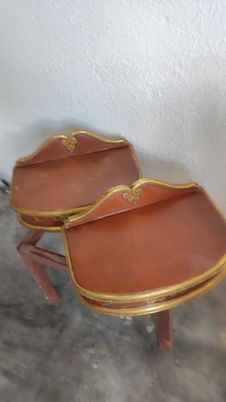 Mesitas de noche madera , rococó
