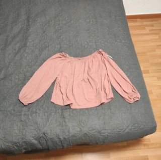 Camiseta manga larga rosa