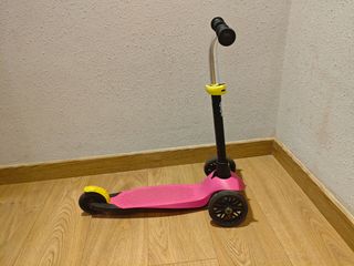 Patinete 3 Ruedas Rosa niña niño.