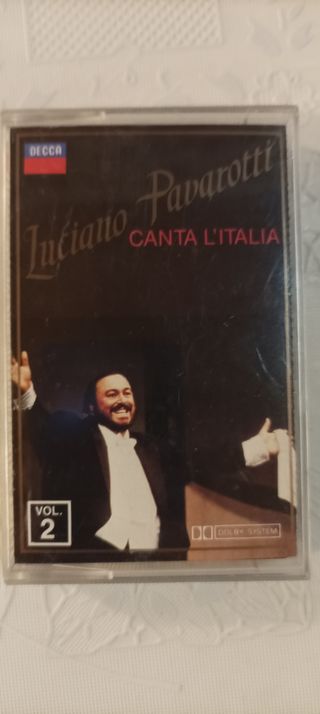 Musicassetta Luciano Pavarotti Canta L'Italia Vol.