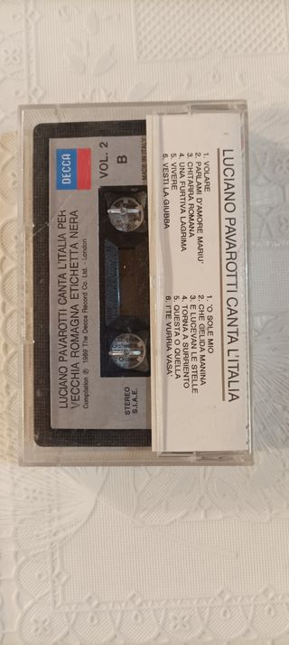 Musicassetta Luciano Pavarotti Canta L'Italia Vol.