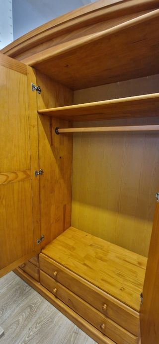 ARMARIO 4PUERTAS 4CAJ. PINO PROVENZAL